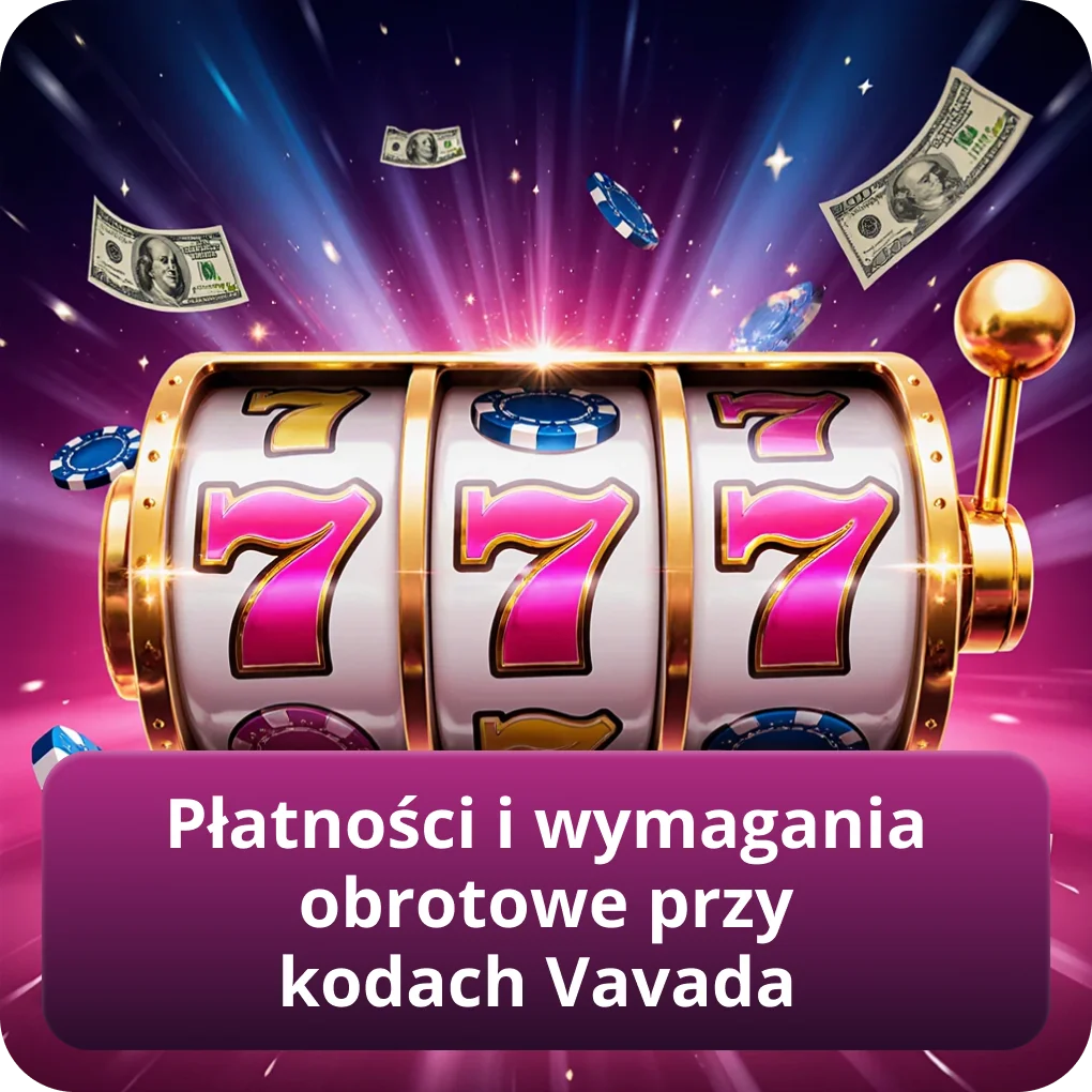 Płatności i wymagania obrotowe przy kodach Vavada